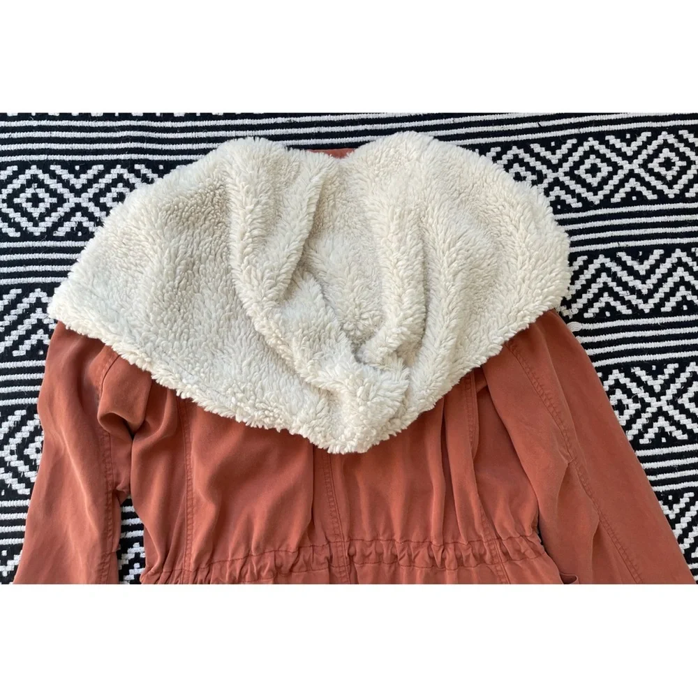 Silence + Noise Jacquie Sherpa Parka Jacket